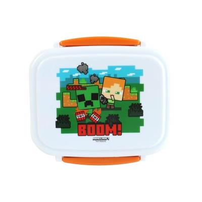 Pudełko na lunch ze sztućcami Minecraft Boom!. Wydawca: PUCKATOR. SmakLiter.pl Opakowanie Pudełko na lunch ze sztućcami Minecraft Boom!