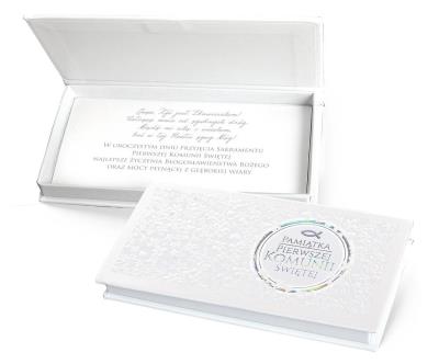 Opakowanie Pudełko ozdobne na banknoty Komunia