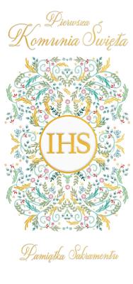 Opakowanie Pudełko pamiątkowe DL Komunia Pattern