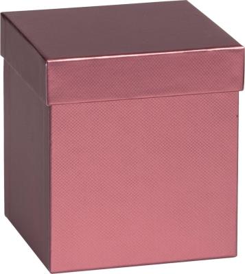Opakowanie Pudełko prezentowe Sensual Colour bordo 11x11x12cm