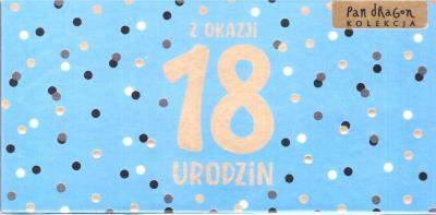 Opakowanie Pudełko prezentowe Urodziny 18