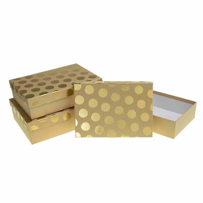 Pudełko prostokątne 3szt kropka ROZETTE. Wydawca: ROZETTE. SmakLiter.pl Opakowanie Pudełko prostokątne 3szt kropka ROZETTE