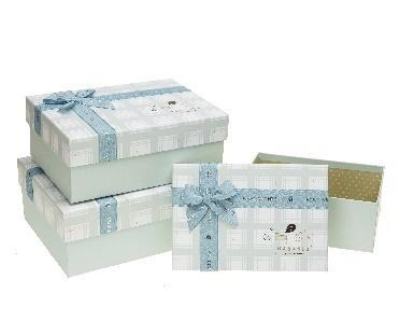 Pudełko prostokątne z kokardą 3szt ROZETTE. Wydawca: ROZETTE. SmakLiter.pl Opakowanie Pudełko prostokątne z kokardą 3szt ROZETTE