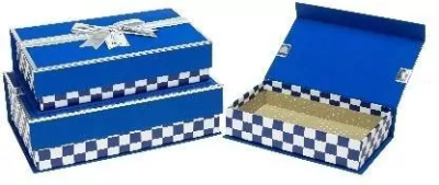 Pudełko prostokątne z kokardą 3szt ROZETTE. Wydawca: ROZETTE. SmakLiter.pl Opakowanie Pudełko prostokątne z kokardą 3szt ROZETTE