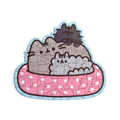 Pusheen Puzzle drewniane 130el.. Wydawca: Pusheen. SmakLiter.pl Opakowanie Pusheen Puzzle drewniane 130el.