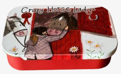 Opakowanie Puszka mała Koniara Crazy Horse Lady