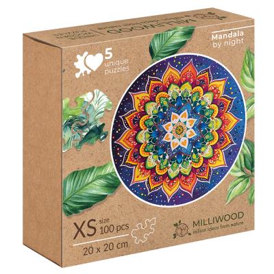Puzzle 100 Milliwood Peace and harmony Nocna Mandala. Wydawca: ALEXANDER GRY. SmakLiter.pl Opakowanie Puzzle 100 Milliwood Peace and harmony Nocna Mandala