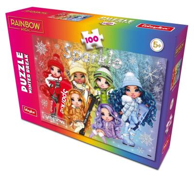 Opakowanie Puzzle 100 Rainbow High Winter Break
