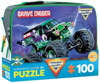 Opakowanie Puzzle 100 z Lunch Box MJ Grave Digger 9100-5938