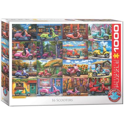 Opakowanie Puzzle 1000 16 Scooters by Chris Bigelow 6000-5916