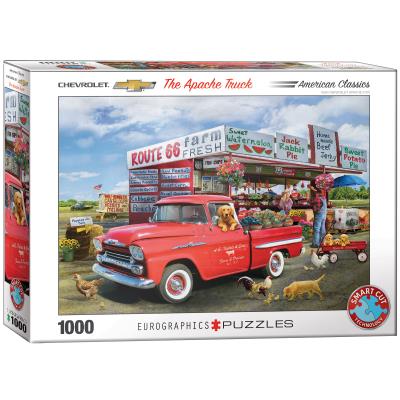 Puzzle 1000 1959 Chevrolet Apache-Giordano 6000-5337. Wydawca: Eurographics. SmakLiter.pl Opakowanie Puzzle 1000 1959 Chevrolet Apache-Giordano 6000-5337