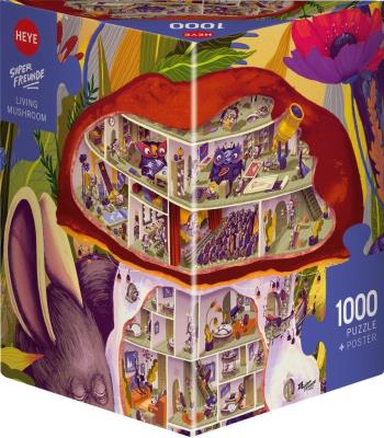 Opakowanie Puzzle 1000 Apartamenty w środku grzyba (+plakat)