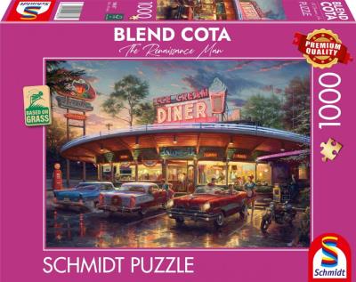Opakowanie Puzzle 1000 Blend Cota Amerykańska restauracja