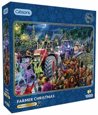 Opakowanie Puzzle 1000 Boże Narodzenie na wsi