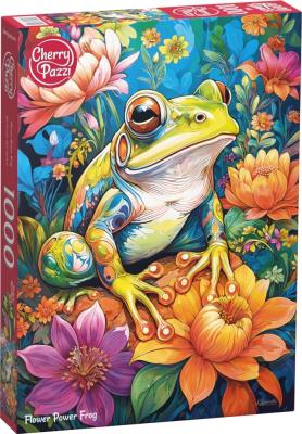 Opakowanie Puzzle 1000 CherryPazzi Flower Power Frog 31100