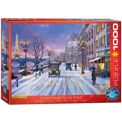 Puzzle 1000 Christmas Eve in Paris 6000-0785. Wydawca: Eurographics. SmakLiter.pl Opakowanie Puzzle 1000 Christmas Eve in Paris 6000-0785