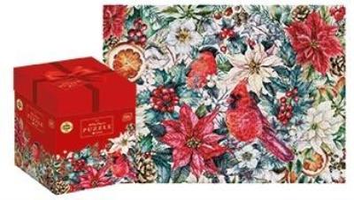 Opakowanie Puzzle 1000 Christmas Flowers Holiday Elegance