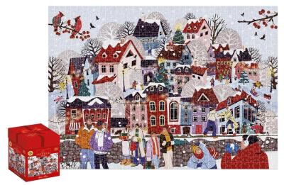 Opakowanie Puzzle 1000 Christmas Winter Village