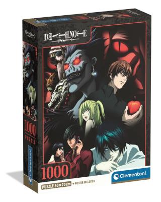 Puzzle 1000 Compact Anime Death Note 37509. Wydawca: Clementoni. SmakLiter.pl Opakowanie Puzzle 1000 Compact Anime Death Note 37509