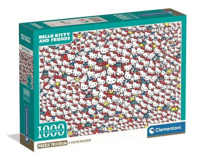 Opakowanie Puzzle 1000 Compact Impossible Hello Kitty 37119