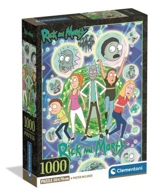 Opakowanie Puzzle 1000 Compact Rick and Morty 37510