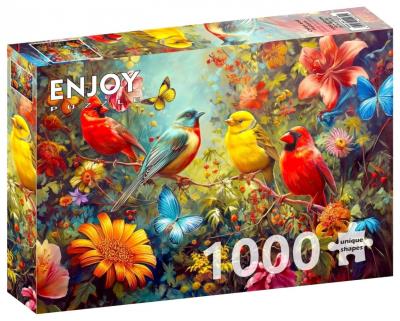 Opakowanie Puzzle 1000 Ćwierkanie i trzepotanie