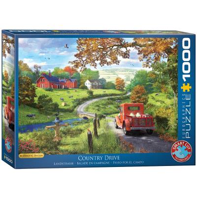 Puzzle 1000 Davison The Country Drive 6000-0968. Wydawca: Eurographics. SmakLiter.pl Opakowanie Puzzle 1000 Davison The Country Drive 6000-0968