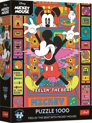 Opakowanie Puzzle 1000 Disney Czuj rytm z Mikim TREFL