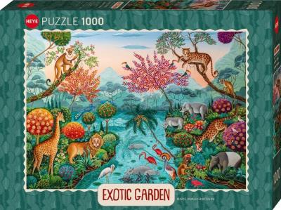 Opakowanie Puzzle 1000 Egzotyczny ogród, Raj