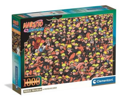 Opakowanie PUZZLE 1000 EL COMPACT ANIME IMPOSSIBLE Naruto Shippuden