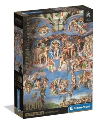 Opakowanie PUZZLE 1000 EL COMPACT MUSEUM Michelangelo, Universal Judgement