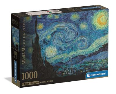 Opakowanie PUZZLE 1000 EL COMPACT MUSEUM Van Gogh, The Starry Night