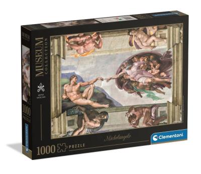 Opakowanie PUZZLE 1000 EL MUSEUM Michelangelo, The Creation of Man