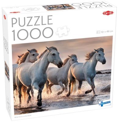 Opakowanie Puzzle 1000 el. White horses on the beach