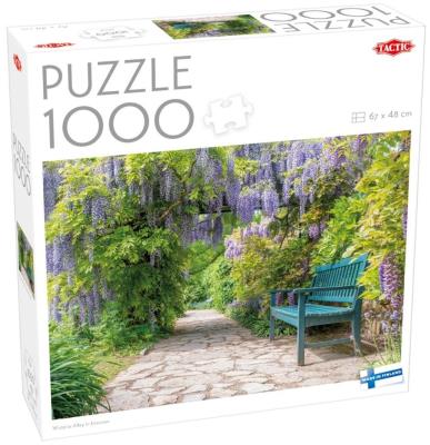 Opakowanie Puzzle 1000 el. Wisteria Alley in blossom