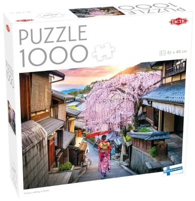 Okładka książki Puzzle 1000 el. Woman walking in Kyoto /59228/