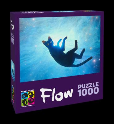 PUZZLE 1000 FLOW - BLACK CAT. Wydawca: Granna. SmakLiter.pl Opakowanie PUZZLE 1000 FLOW - BLACK CAT