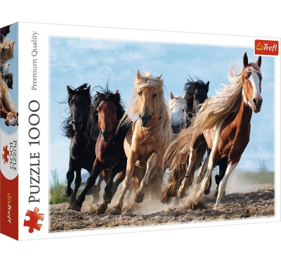Opakowanie Puzzle 1000 Galopujące konie TREFL