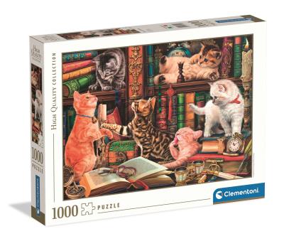 Opakowanie Puzzle 1000 HQ Curious Whiskers 37100