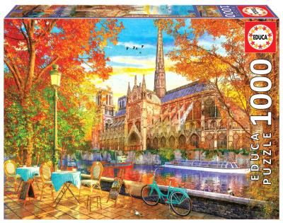 Opakowanie Puzzle 1000 Katedra Notre Dame Paryż Francja 112802