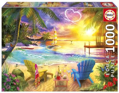 Opakowanie Puzzle 1000 Kocham plażę