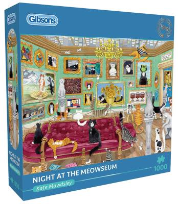 Opakowanie Puzzle 1000 Kocia noc w muzeum 113729