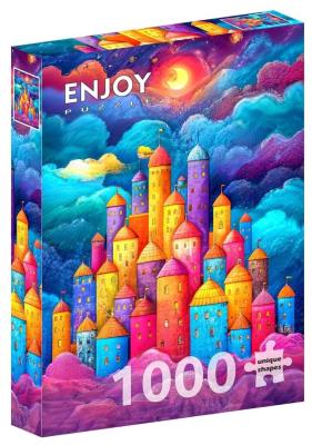 Opakowanie Puzzle 1000 Kolorowa forteca