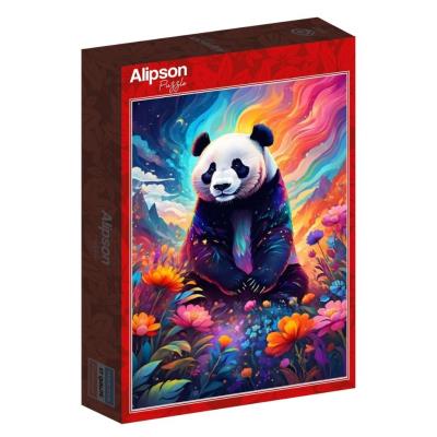 Opakowanie Puzzle 1000 Kolorowa Panda