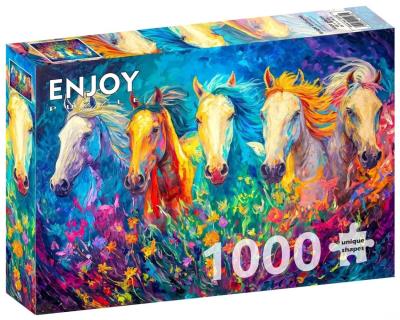 Opakowanie Puzzle 1000 Kolorowy galop
