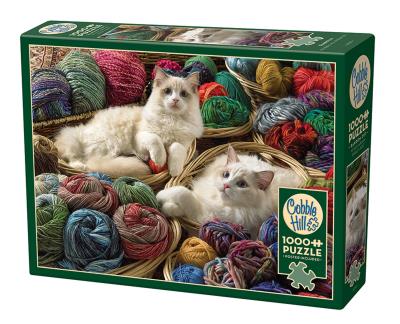 Opakowanie Puzzle 1000 Koty rasy Ragdoll 112233
