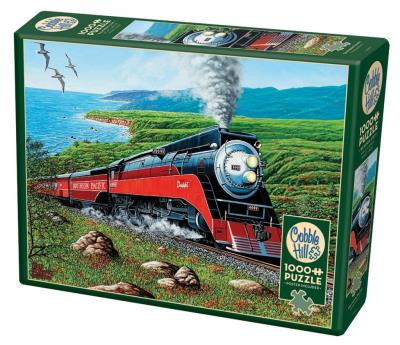 Opakowanie Puzzle 1000 Lokomotywa parowa ''Southern Pacific