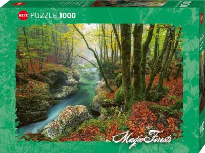 Opakowanie Puzzle 1000 Magiczny las - Potok w lesie