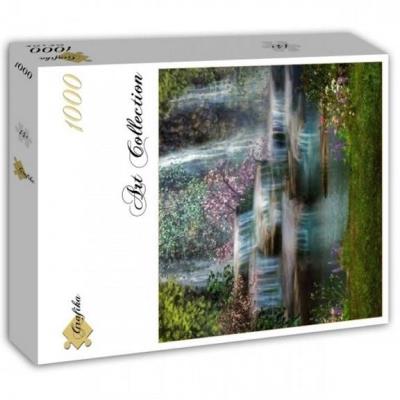 Puzzle 1000 Magiczny wodospad. Wydawca: Grafika. SmakLiter.pl Opakowanie Puzzle 1000 Magiczny wodospad