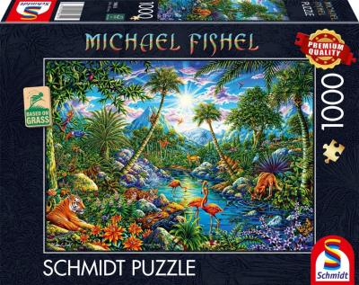 Opakowanie Puzzle 1000 Michael Fishel Rajska wyspa